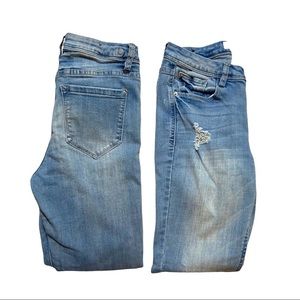 Kensie Woman’s Effortless Ankle Mid Rise Blue Jeans 4/27